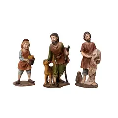 PANADECOR - Set De Aldeanos 14Cm Personajes Decorativos Poliresina