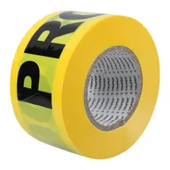 TRUPER - Cinta 3" x 305m de Seguridad Prohibido 12579