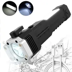 OEM - Linterna Martillo Recargable Usb Potente Luz