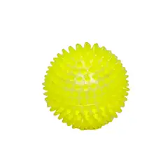GENERICO - BOLA DE ESPINAS DE JUEGUETE CON SONIDO COLOR AMARILLO