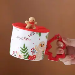GENERICO - Taza Navideña con asa arbolito