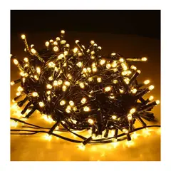 GENERICO - Luces Lineales Para árbol De Navidad 100 Led - Amarillo