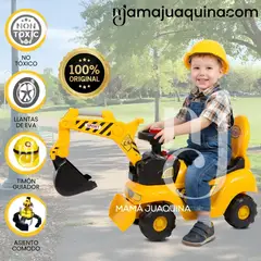 GENERICO - Correpasillo Didáctico «NAMAKE» Excavadora Yellow