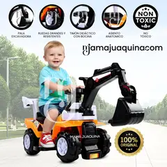 GENERICO - Correpasillo Didáctico «NEDJIM» con Palanca Excavadora Orange