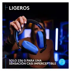 LOGITECH - AUDIFONO G G535 LIGHTSPEED WIRELESS 939-002218 AZUL