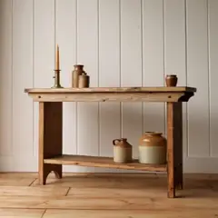 MOBILIARI - MP Estante de madera decorativo Aldara - Natural