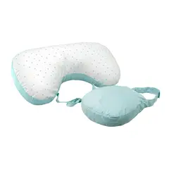 INFANTI - Almohada Lactancia Doble Apoyo Stars Verde