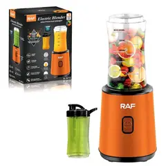 RAFF - Licuadora Electrica 300W Shake + Vaso Tomatodo Adicional - Naranja
