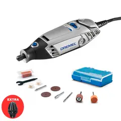 DREMEL - Minitaladro Multipropósito 3000 + 10 accesorios + Mandril universal