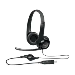 LOGITECH - AUDIFONO CON MICROFONO H390 CON CABLE NOISE CANCELLING NEGRO