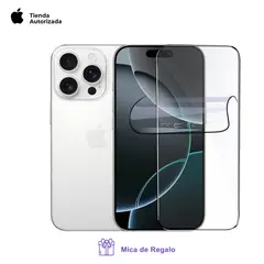 APPLE - Iphone 16 Pro 128Gb Esim White Titanium + Mica Hidrogel