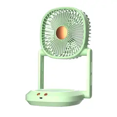 SEISA - Ventilador con luces plegable cuadrado