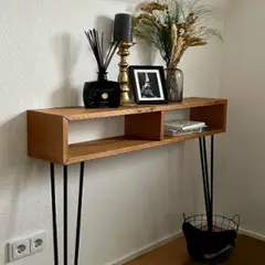 MOBILIARI - MP Estante de madera decorativo Breogán - Natural