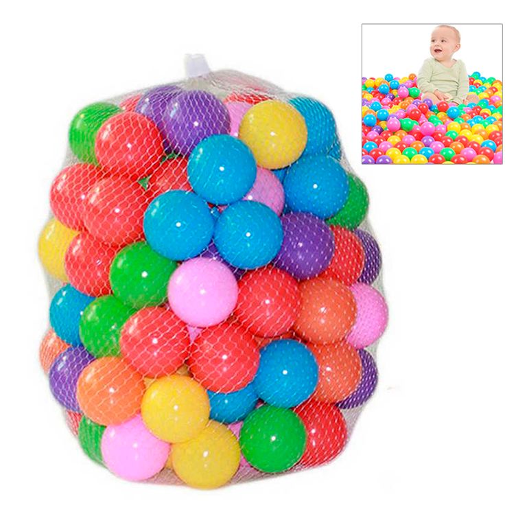 Pelotas plásticas para piscina 100 Und