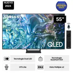 SAMSUNG - Televisor QLED Tizen OS Smart Tv 55" 4K QN55Q65DAGXPE - Nuevo 2024