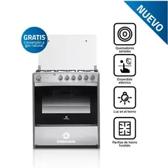 INDURAMA - COCINA CATALUÑA 6 HORNILLAS CROMA.