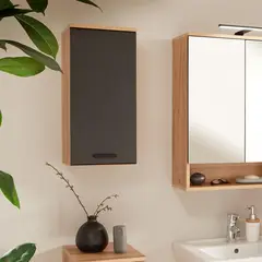 TU MESITA - Gabinete Flotante para baño Irina color MarrónNegro