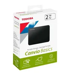 TOSHIBA - Disco duro externo Canvio Basics 2TB USB 3.2