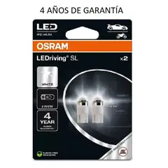 OSRAM - LED T10 12V W5W 6000K BLANCO 2825DWP-02B