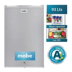 MABE - Frigobar Inox RMF04PRX0 de 93L