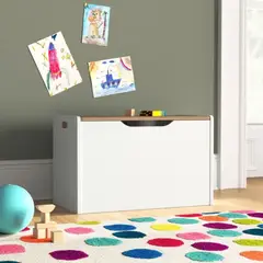 TU MESITA - Baúl Clásico para Niños Bimbo color BlancoMarrón
