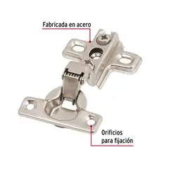 HERMEX - 4 bisagras cangrejo cobertura interna 95°