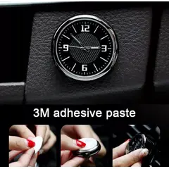 GENERICO - RELOJ DE INTERIOR PARA AUTO ACCESORIO DE CUARZO