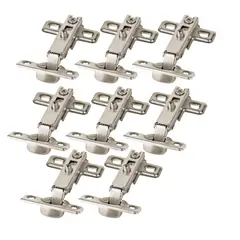 HERMEX - Bisagras cangrejo cobertura interna 95° 8 unidades