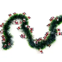 GENERICO - Guirnalda Navideño con Muñeco de Papa Noel