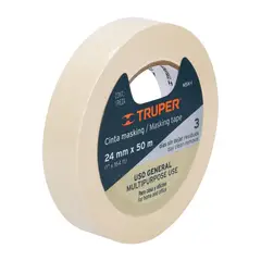 TRUPER - Cinta 1" x 50m Masking Tape 12591