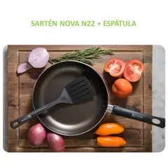 FACUSA - Sartén Nova 22cm + Espátula de Nylon -