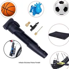 GENERICO - Inflador portátil para bicicleta mini inflador bicicleta