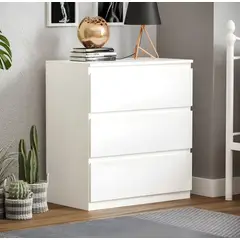 GENERICO - COMODA DE MELAMINE 3 CAJONES