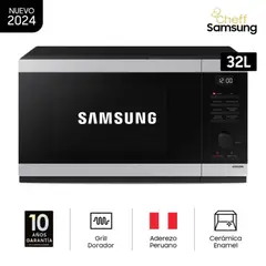 SAMSUNG - MICROONDAS 32L MG32DG4524ATPE CHEF CON DORADOR