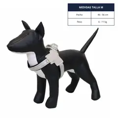 GENERICO - ARNÉS TALLA M NEGRO PARA MASCOTAS EN FORMA DE Y