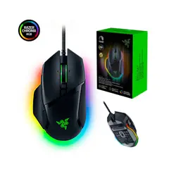 RAZER - MOUSE BASILISK V3 26K DPI SWITCH OPTICO 11 ZONAS CROMA NEGRO