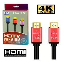 PREMIUM - CABLE HDMI 4K PREMIUN FULL HD 1.5M