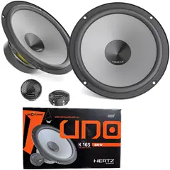 HERTZ - Set Componentes Hertz Uno 65puLG 300w Auto Camioneta