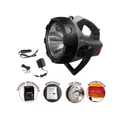 OPALUX - Linterna Recargable LED 10W HB-4011TNG