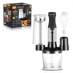RAFF - Licuadora Batidora Manual 4en1 1800W Raf 3012