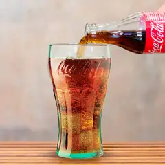 LIBBEY - Set de 4 Vasos Coca Cola Original Verde 510 ml. / 17.2 oz.