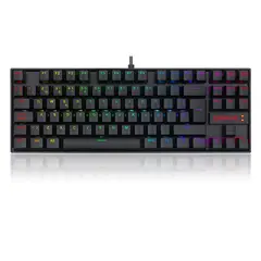 REDRAGON - TECLADO MECANICO KUMARA BLACK RGB BLUE SWITCH