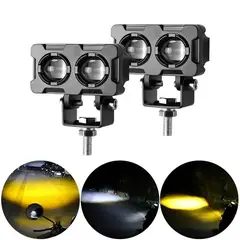 GENERICO - Faro Lente cuadrada dos luces Luz auxiliar 20W IP67
