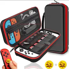 GENERICO - Funda Estuche de Nintendo Switch y Switch OLED - NEGRO