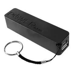 GENERICO - Batería externa portátil Power Bank 1800 mAh - Negro