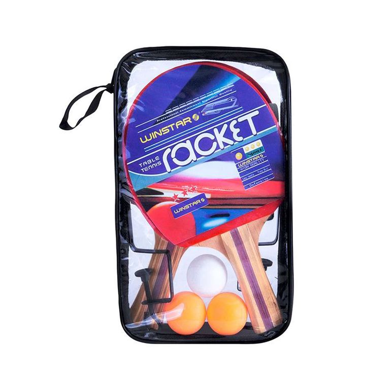 SET PARA PING PONG WINSTAR 2 PALETAS 3 PELOTAS 1ESTUCHE