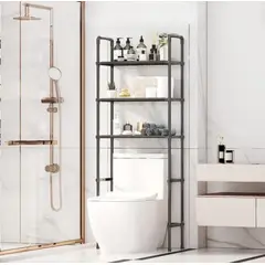 GENERICO - Organizador de Baño Estante de Inodoro Multifuncional de 3 Niveles