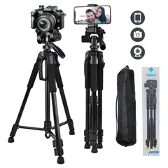 GENERICO - Tripode para Celular Camara Proyector Aluminio 166 cm Soporte 360°