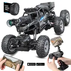 BABY - CARRO MONSTER 6X6 TODOTERRENO 6 LLANTAS CON CÁMARA + CONTROL REMOTO