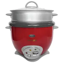 PRIMA - OLLA ARROCERA CERAMIC LIFE 1.8 LITROS RC10118D ROJO